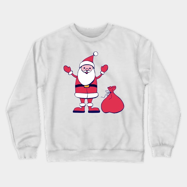 Santa Claus Christmas design Crewneck Sweatshirt by katerinamk